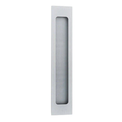 IVER Rectangular Flush Pull Concealed Fix | 6 Finishes - Brushed Chrome