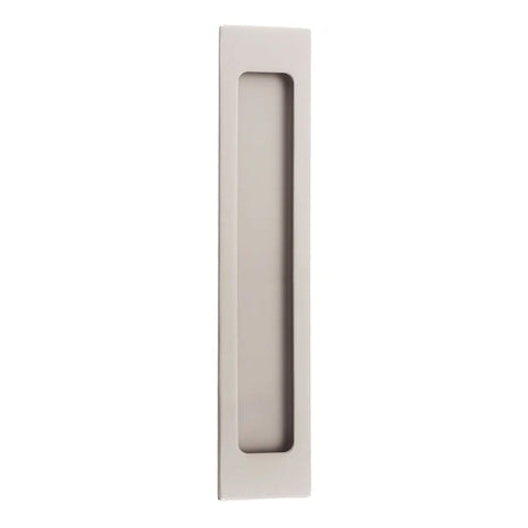 IVER Rectangular Flush Pull Concealed Fix | 6 Finishes - Satin Nickel