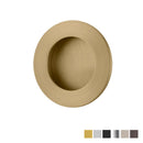 IVER Sliding Door Round Flush Pull | 7 Finishes