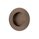 IVER Sliding Door Round Flush Pull | 7 Finishes - Signature Brass