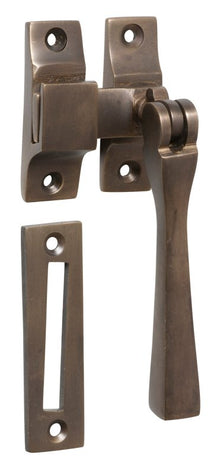 Tradco 2296AB Casement Fastener Square Antique Brass