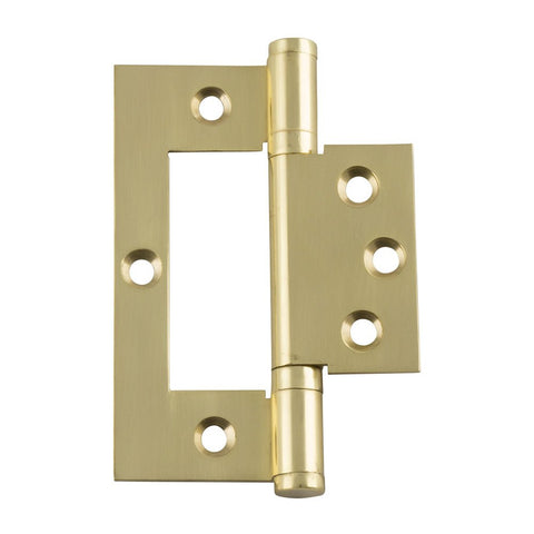 IVER Hirline Hinge | 100mm (Height) | 7 Finishes - Polished Brass