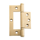 IVER Hirline Hinge | 100mm (Height) | 7 Finishes - Satin Brass
