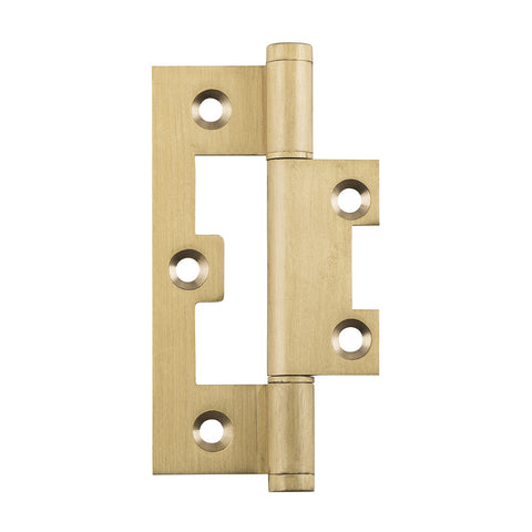 IVER Hirline Hinge | 89mm (Height) | 7 Finishes - Satin Brass