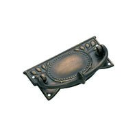 Tradco Edwardian Cabinet Pull Handle Sheet Brass - primehardware
