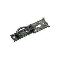 Tradco Cabinet Pull Handle Sheet Brass Pedestal Edwardian Keyhole H102xW33mm - primehardware