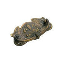 Tradco Cabinet Pull Handle Sheet Brass Nouveau - primehardware