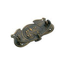 Tradco Cabinet Pull Handle Sheet Brass Nouveau - primehardware