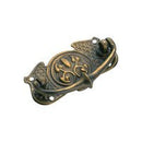 Tradco Cabinet Pull Handle Sheet Brass Nouveau - primehardware