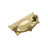 Tradco Edwardian Cabinet Pull Handle Sheet Brass - primehardware