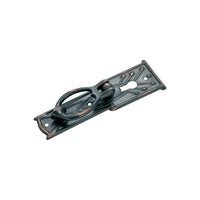 Tradco Cabinet Pull Handle Sheet Brass Pedestal Edwardian Keyhole H102xW33mm - primehardware