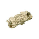 Tradco Cabinet Pull Handle Sheet Brass Nouveau - primehardware