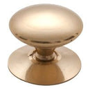Tradco Victorian Cupboard Knob Polished Brass - primehardware
