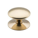 Tradco Victorian Cupboard Knob Polished Brass - primehardware