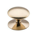 Tradco Victorian Cupboard Knob Polished Brass - primehardware
