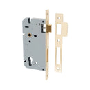 IVER 85Mm Euro Mortice Lock | 60mm Backset - Polished Brass