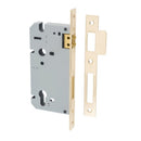 IVER Euro Roller Mortice Lock | 60mm Backset - Polished Brass