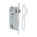IVER 85Mm Euro Mortice Lock | 45mm Backset - Polished Chrome