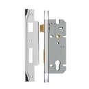 IVER 85Mm Rebated Euro Mortice Lock | 45mm Backset - Polished Chrome