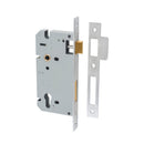 IVER 85Mm Euro Mortice Lock | 60mm Backset - Brushed Chrome