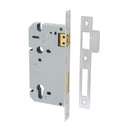 IVER Euro Roller Mortice Lock | 60mm Backset - Brushed Chrome