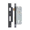 IVER 85Mm Rebated Euro Mortice Lock | 45mm Backset - Matt Black