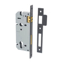 IVER Euro Roller Mortice Lock | 45mm Backset - Matt Black