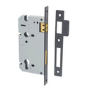 IVER Euro Roller Mortice Lock | 60mm Backset - Matt Black