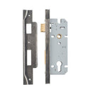 IVER 85Mm Rebated Euro Mortice Lock | 45mm Backset - Distressed Nickel