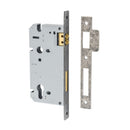 IVER Euro Roller Mortice Lock | 60mm Backset - Distressed Nickel