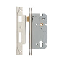 IVER 85Mm Rebated Euro Mortice Lock | 60mm Backset - Polished Nickel