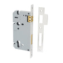 IVER Euro Roller Mortice Lock | 60mm Backset - Polished Nickel