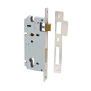 IVER 85Mm Euro Mortice Lock | 45mm Backset - Satin Nickel