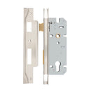 IVER 85Mm Rebated Euro Mortice Lock | 45mm Backset - Satin Nickel