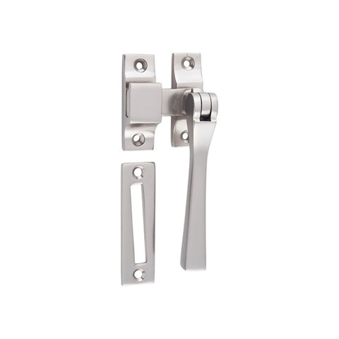 TRADCO 6584 CASEMENT FASTENER WINDOW LATCH SATIN NICKEL - primehardware