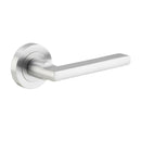 Iver Baltimore Solid Brass Door Lever Handle | Lever Set Only | 7 Finishes - Brushed Chrome
