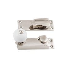TRADCO 9790 SASH FASTENER PORCELAIN BALL POLISHED NICKEL