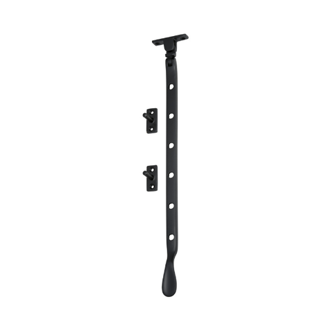 TRADCO CASEMENT STAY MATT BLACK 300MM TD1909 - primehardware
