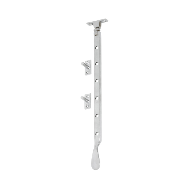 TRADCO CASEMENT STAY SATIN CHROME 300MM TD1729 - primehardware