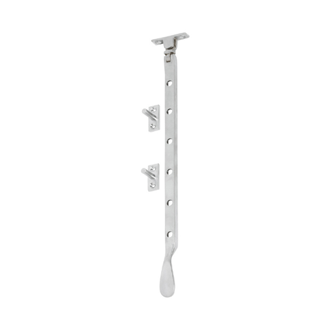 TRADCO CASEMENT STAY SATIN CHROME 300MM TD1729 - primehardware