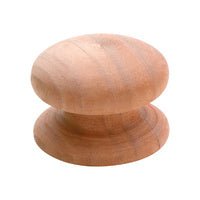 Tradco KSC2 Cedar / Mahogany Woodscrew Knob 40mm - primehardware