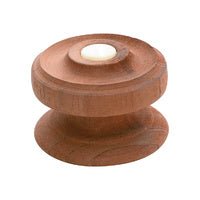 Tradco KSC3 Cedar / Mahogany Woodscrew Button Knob 54mm - primehardware