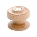 Tradco KSP4 Pine Woodscrew Button Knob 40mm - primehardware