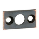 Tradco Barrel Bolt Flat Plate Keeper 7.5mm - Available In Various Finishes - primehardware
