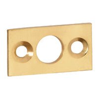 Tradco Barrel Bolt Flat Plate Keeper 7.5mm - Available In Various Finishes - primehardware