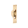 TRADCO SASH PULLEY POLISHED BRASS 25X125MM TD1680 - primehardware