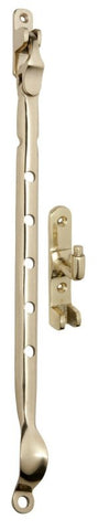 TRADCO CASEMENT STAY SIDEMOUNT POLISHED BRASS 300MM TD1705 - primehardware