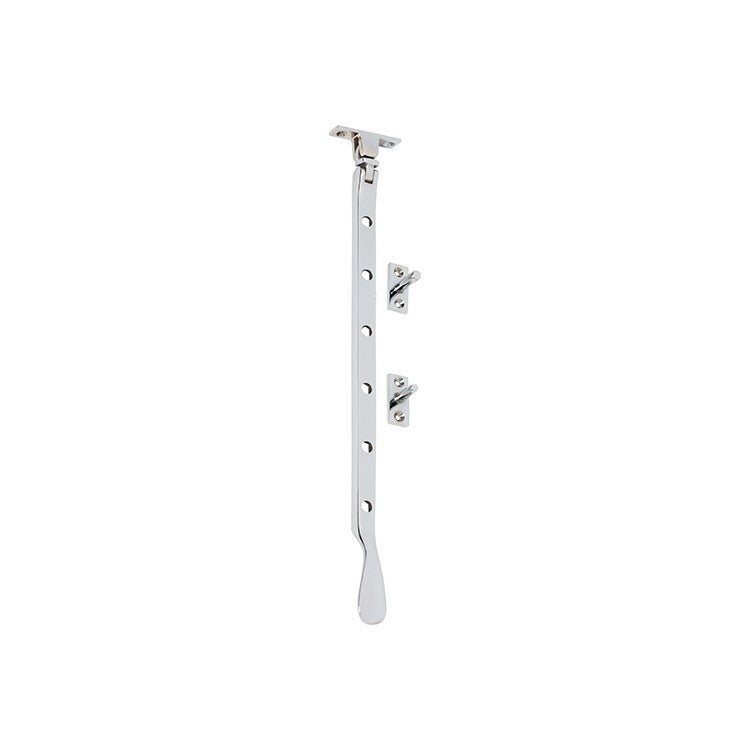 TRADCO CASEMENT STAY POLISHED CHROME 300MM TD1728