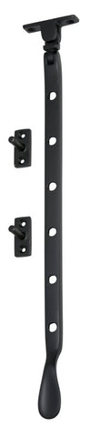 TRADCO CASEMENT STAY MATT BLACK 300MM TD1909 - primehardware