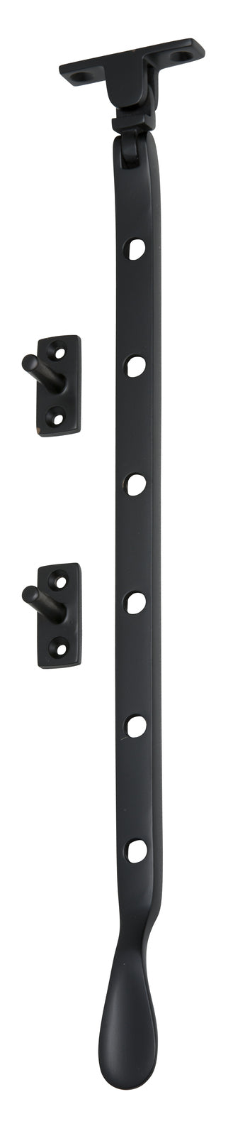 TRADCO CASEMENT STAY MATT BLACK 300MM TD1909